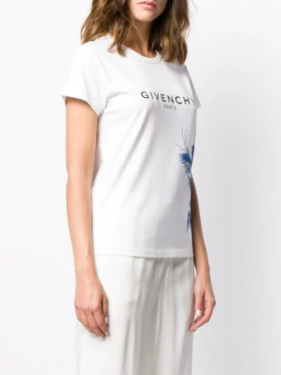 Shop Givenchy T-shirt Mit Kunst-print In 100 White