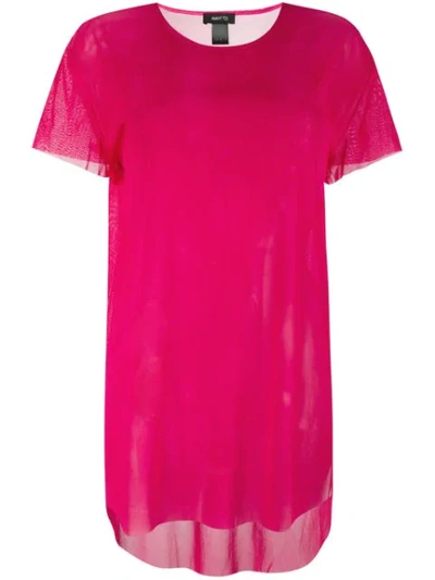 Shop Avant Toi Sheer T-shirt In Pink