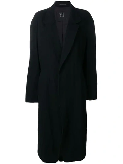 Shop Y's Loose Overall Coat In Black