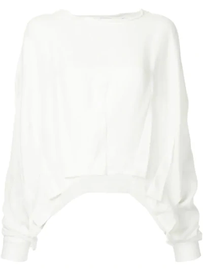 Shop Taylor Stride Sweatshirt In White