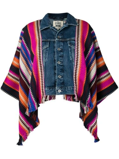Shop Levi's : Made & Crafted Poncho Trucker Jacket - Blue