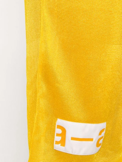 Shop Artica Arbox Knee-length Track Shorts - Yellow