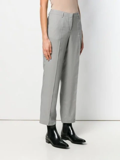 Shop Tonello Houndstooth Tapered Trousers In Black