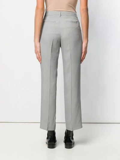 Shop Tonello Houndstooth Tapered Trousers In Black