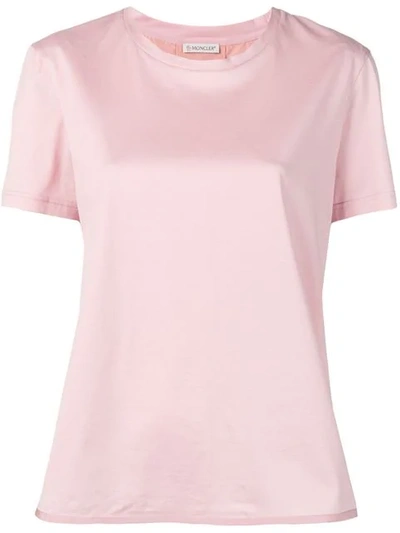 Shop Moncler Box Pleat T In Pink
