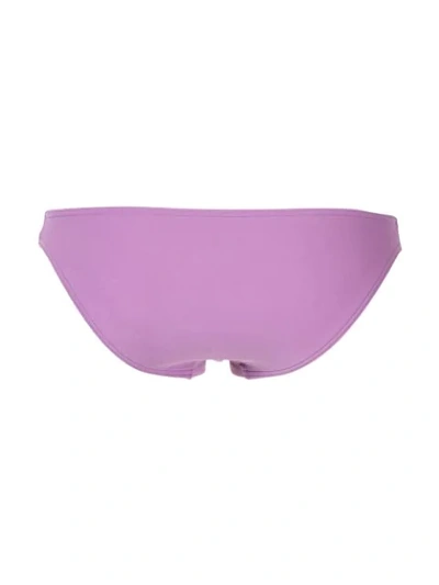 Shop Matteau The Classic Bikini Top In Purple