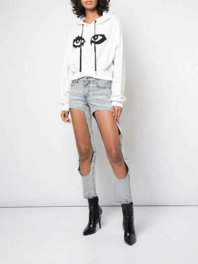 Haculla Cut Out Jeans In Blue