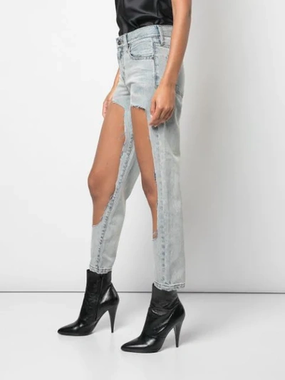 Haculla Cut Out Jeans In Blue