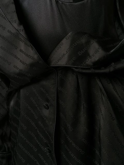 Shop Alexander Wang Cami Shirt Dress In Black