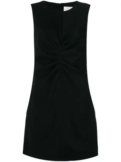 Shop Victoria Victoria Beckham Ruched Shift Dress - Black