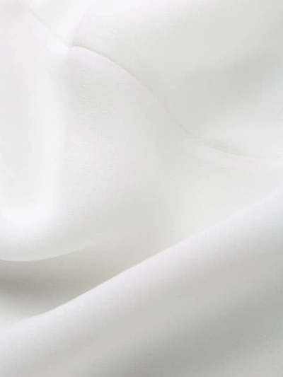 Shop Emporio Armani Lightweight Silk Blouse In White