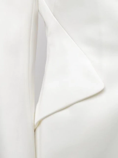 Shop Alexander Mcqueen Single-breasted Blazer In White