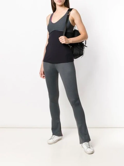 Shop Sàpopa Skinny Track Trousers In Grey