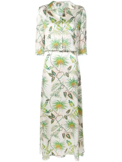 Shop Adriana Iglesias Anna Tropical Dress - Green