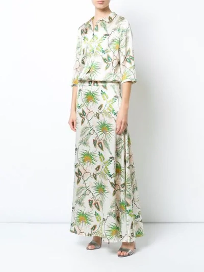 Shop Adriana Iglesias Anna Tropical Dress - Green