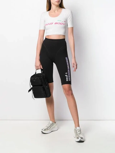 Shop Adidas Originals By Alexander Wang 80s Shorts In Black