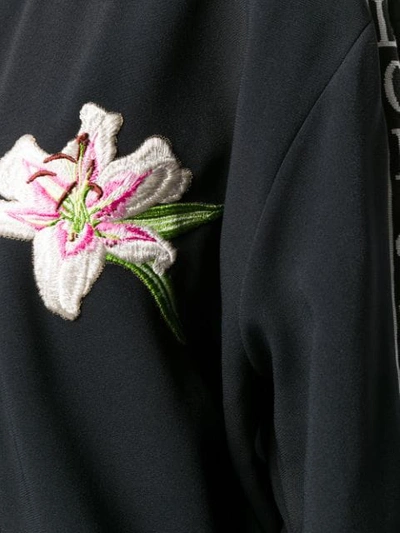 Shop Dolce & Gabbana Logo Printed Active Jacket In Black