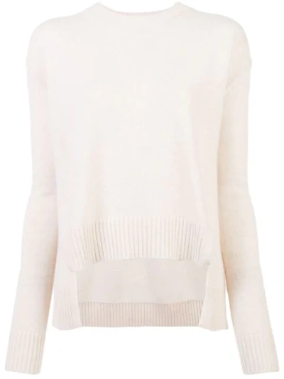 Shop Rosetta Getty Round Neck Sweater - White