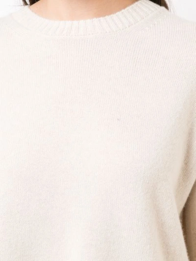 Shop Rosetta Getty Round Neck Sweater - White