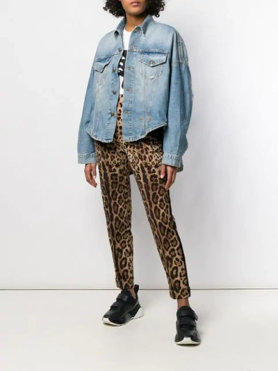 Shop R13 Oversized Denim Jacket - Blue