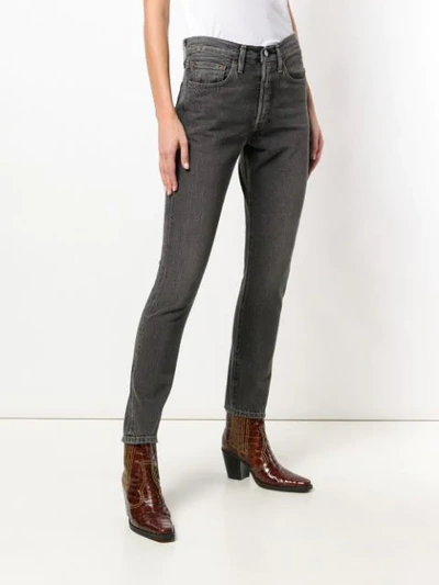 Shop Levi's Skinny Jeans In Grey