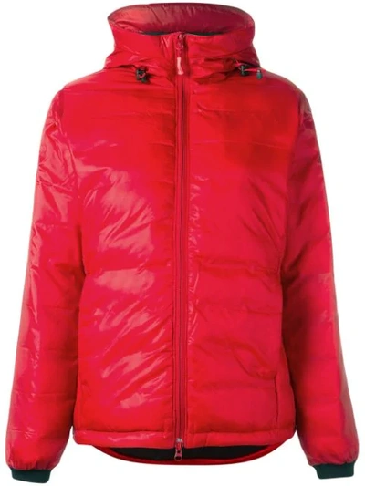 Shop Canada Goose Camp Hoody Jacket In Red