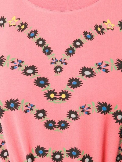 Shop Givenchy T-shirt Mit Blumenmuster - Rosa In Pink