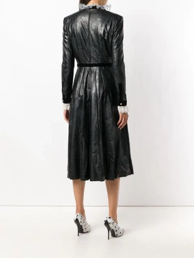 Shop Philosophy Di Lorenzo Serafini 'plastic' Long Dress In Black