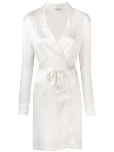 Shop La Perla Reward Short Robe In White
