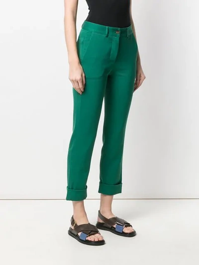 Shop Société Anonyme Slim-fit Tailored Trousers In Green