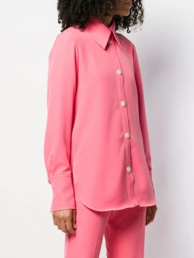 Shop Stine Goya James Solid Tailoring Shirt In Pink