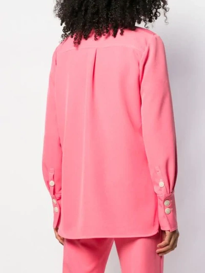 Shop Stine Goya James Solid Tailoring Shirt In Pink