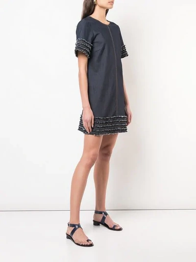 CINQ A SEPT ASHTON DENIM DRESS - 灰色