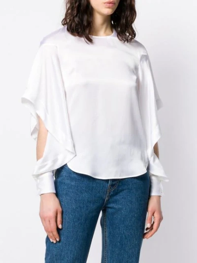 Shop Genny Long Sleeved Top In White