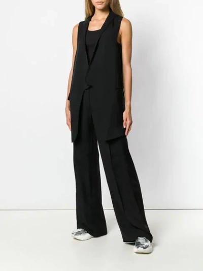 Shop Alexander Wang T Longline Vest In Black