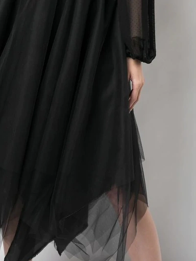 Shop Marc Le Bihan Tulle Midi Skirt In Black