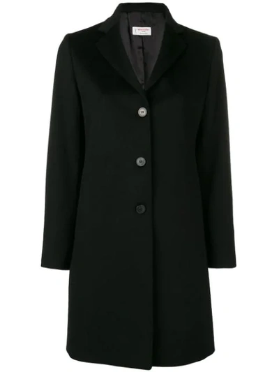 Shop Alberto Biani Single-breasted Coat - Black