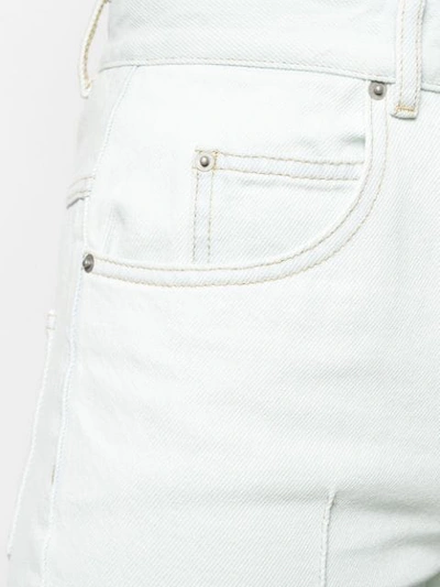 ISABEL MARANT ÉTOILE HIGH-WAISTED CROPPED JEANS - 蓝色