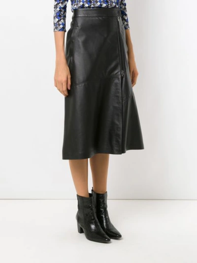 Shop Alcaçuz Juno Midi Skirt - Black