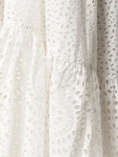 Shop Ulla Johnson Broderie Anglaise Midi Skirt In White
