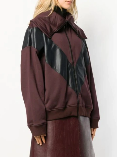 Givenchy Oversized Collar Jacket In Red