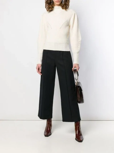 Shop Isabel Marant Keeve Trousers In Black