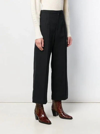 Shop Isabel Marant Keeve Trousers In Black