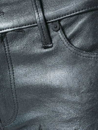 Shop Rta Star Print Cropped Trousers - Grey