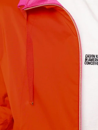 Shop Herno Reversible Zip Jacket In Orange