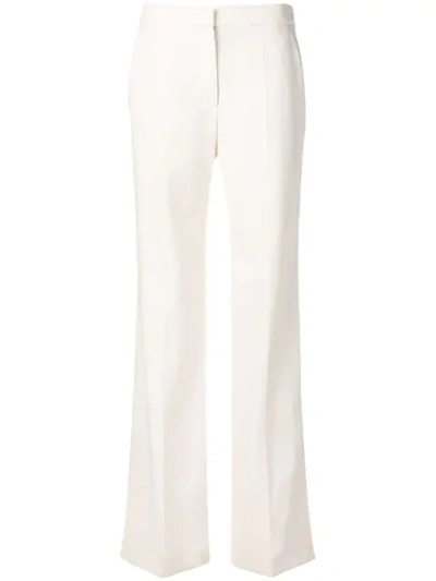 Shop Stella Mccartney Wide-leg Trousers In Neutrals