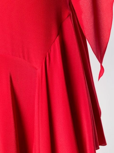 Shop Petar Petrov Turtleneck Dress In Red