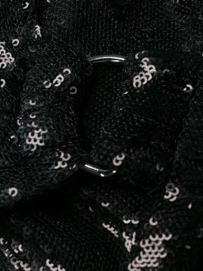 Shop Iro Draped Mini Skirt In Black