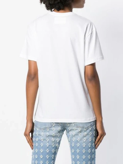 Shop Alberta Ferretti Alitalia Patch T-shirt In White