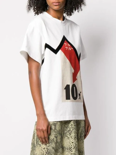 Shop Isabel Marant Printed 10 T In White